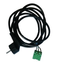 POWER CORD WITH GREEN CONNECTOR